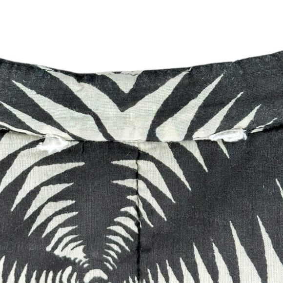 BA&SH Terry Reversible Jacket Geometric Pattern Floral Print Women's Small - Picture 8 of 10